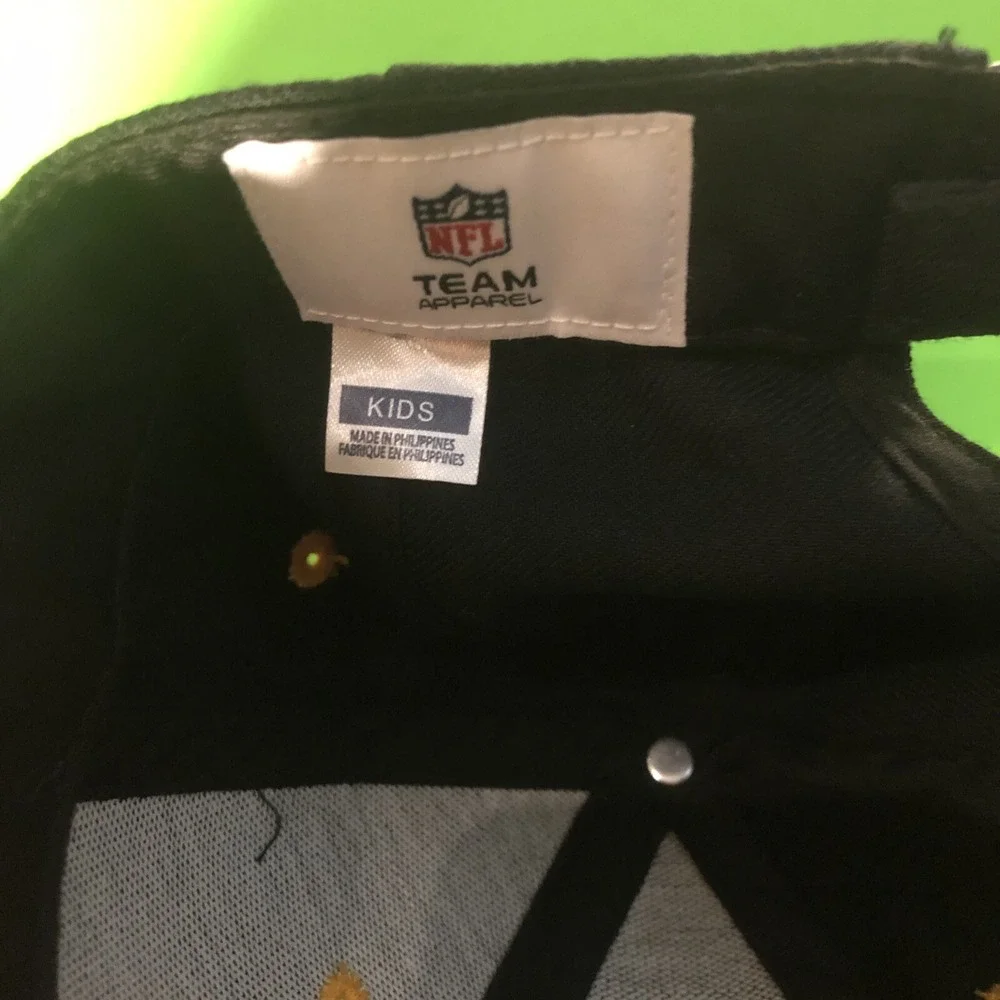 NFL Team Apparel Youth Pittsburg Steelers Adjustable Baseball Cap/Hat NEW W/TAGS